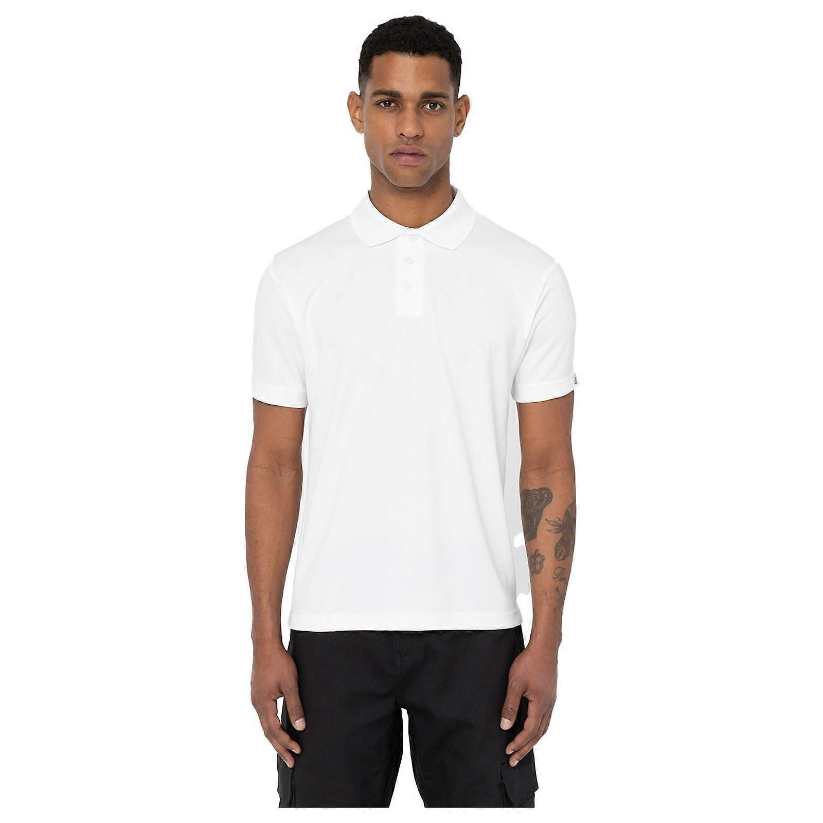 Dickies Everyday Polyester Men's White Polo Shirt