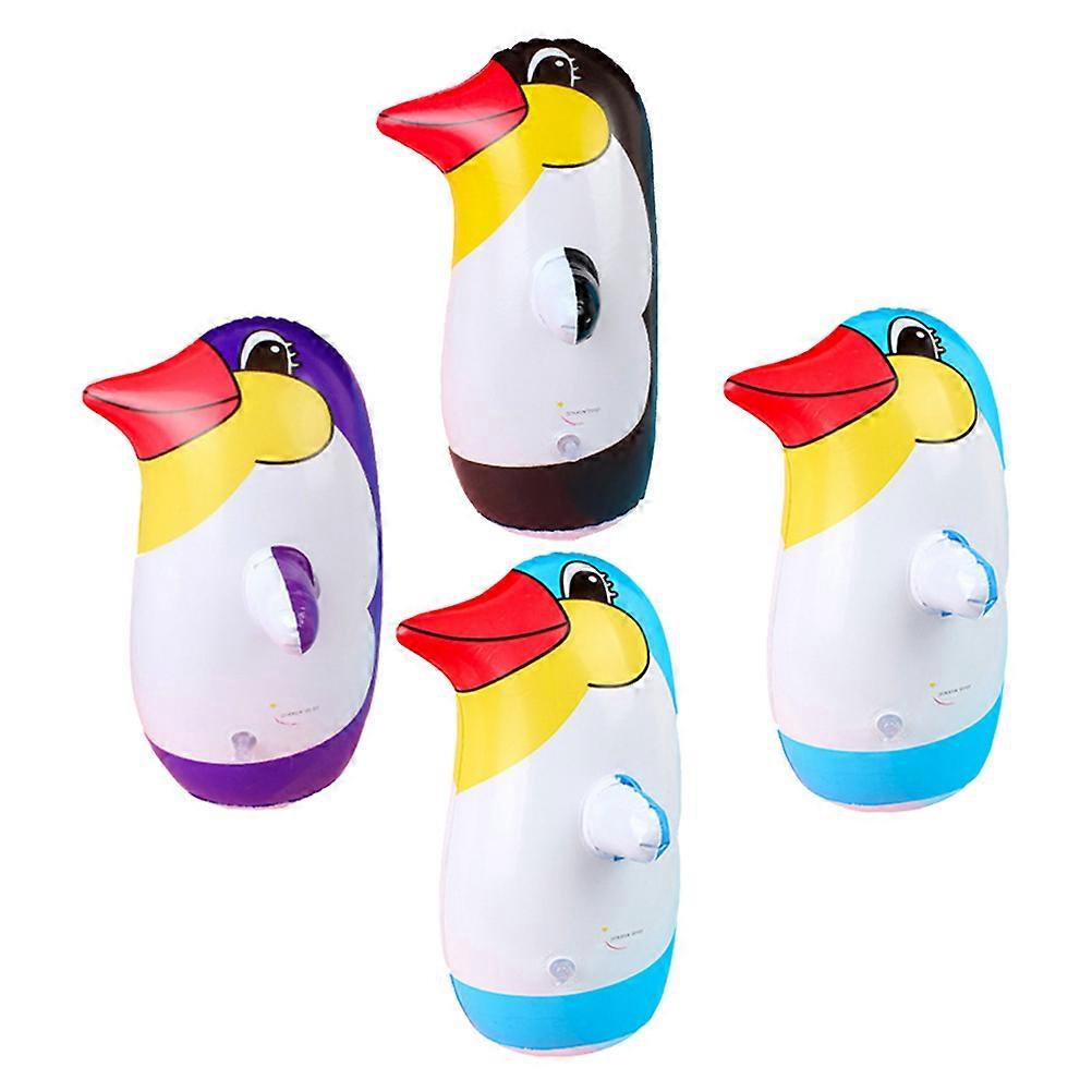 צעצוע לילדים קישוט מתנפח מקסים קישוט הבית צורת פינגווין צבע מגוון