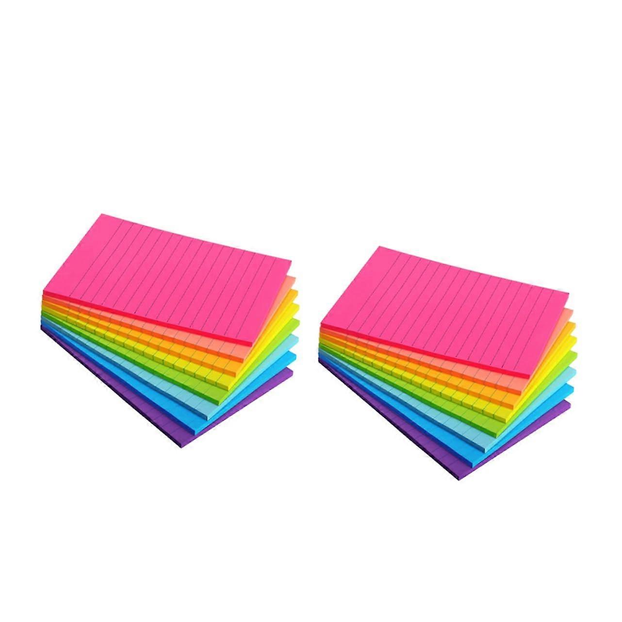 Practical sticky notes Selfadhesive notepads Bright colors For office, school, and home For todo lists and reminders Thick, writable on both sides