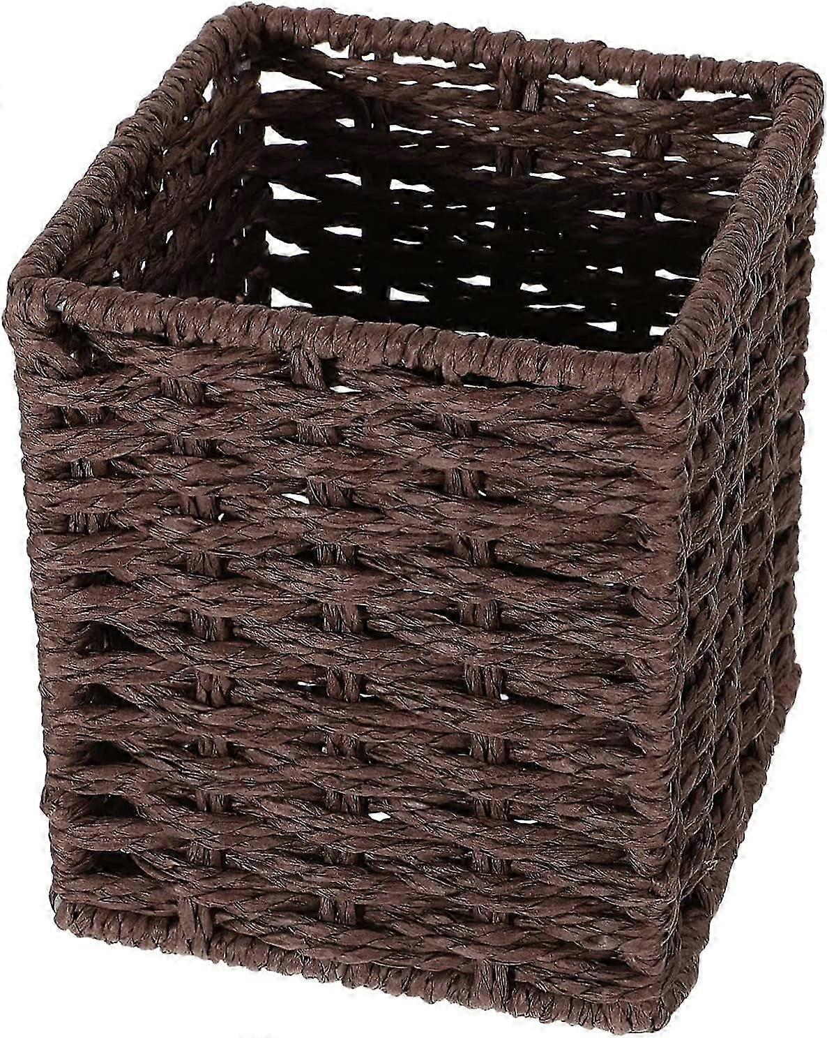 Coffee Wicker Pen Holder Makeup Brush Holder Lead