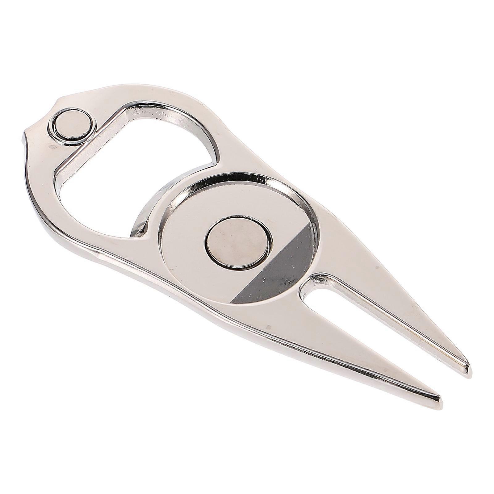 Golfs Divot Tool Cool Zinc Alloy Ball Line Maker Ball Marker Outdoor Sports 1Set