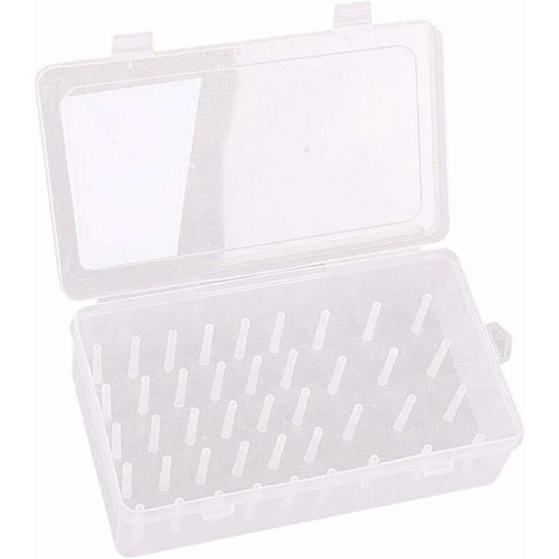 Sewing Machine Bobbin Case Storage Embroidery Thread Bobbin Thread Sewing Thread Storage Box with 42 Slots