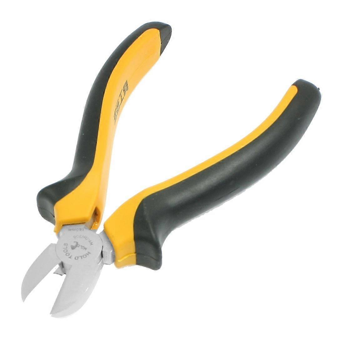 Ferronickel Wire Cutter Side Cutters, 15.24 cm Yellow and Black Power Hand Tools for Electrical and DIY Projects