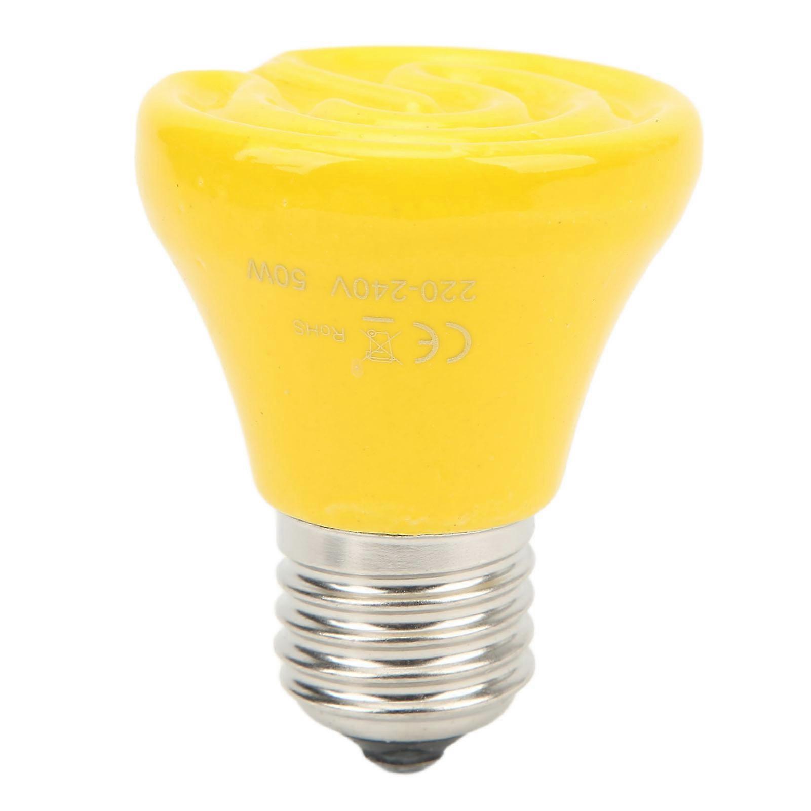 セラミック爬虫類ヒートランプ電球ミニ赤外線熱セラミック両生類ヒーティングランプトカゲ爬虫類用220V-240V