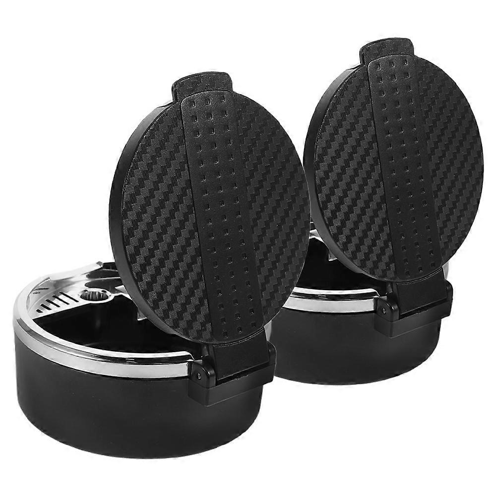 Here's a refined and professional product description based on your input:

 

**2PCS Car Ashtray with Lid – Smokeless, Compact Tray for Vehicle Cup
