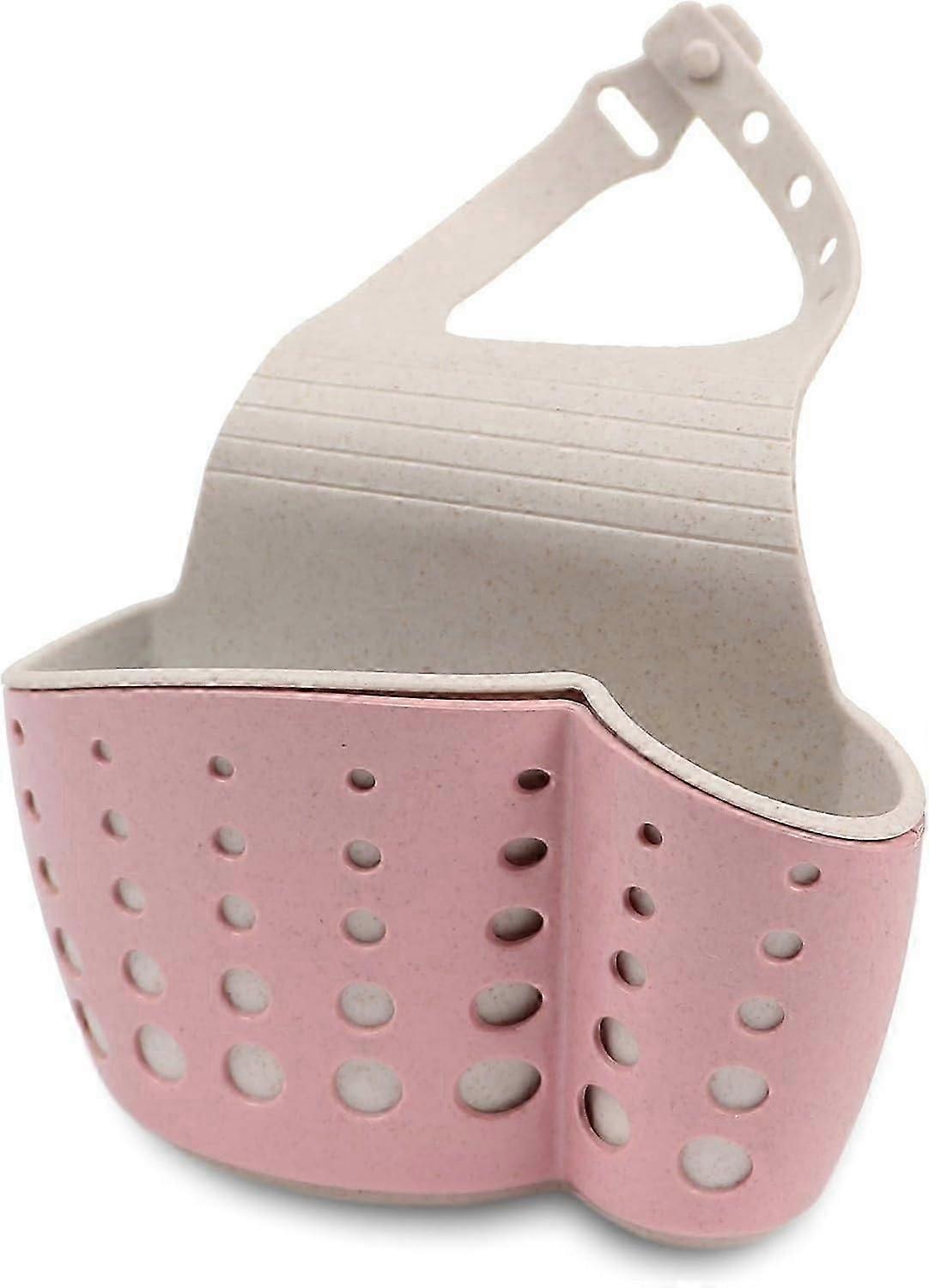 Sink caddy sponge holder for kitchen sink faucet hanging caddy organizer for sponge, brush, soap and