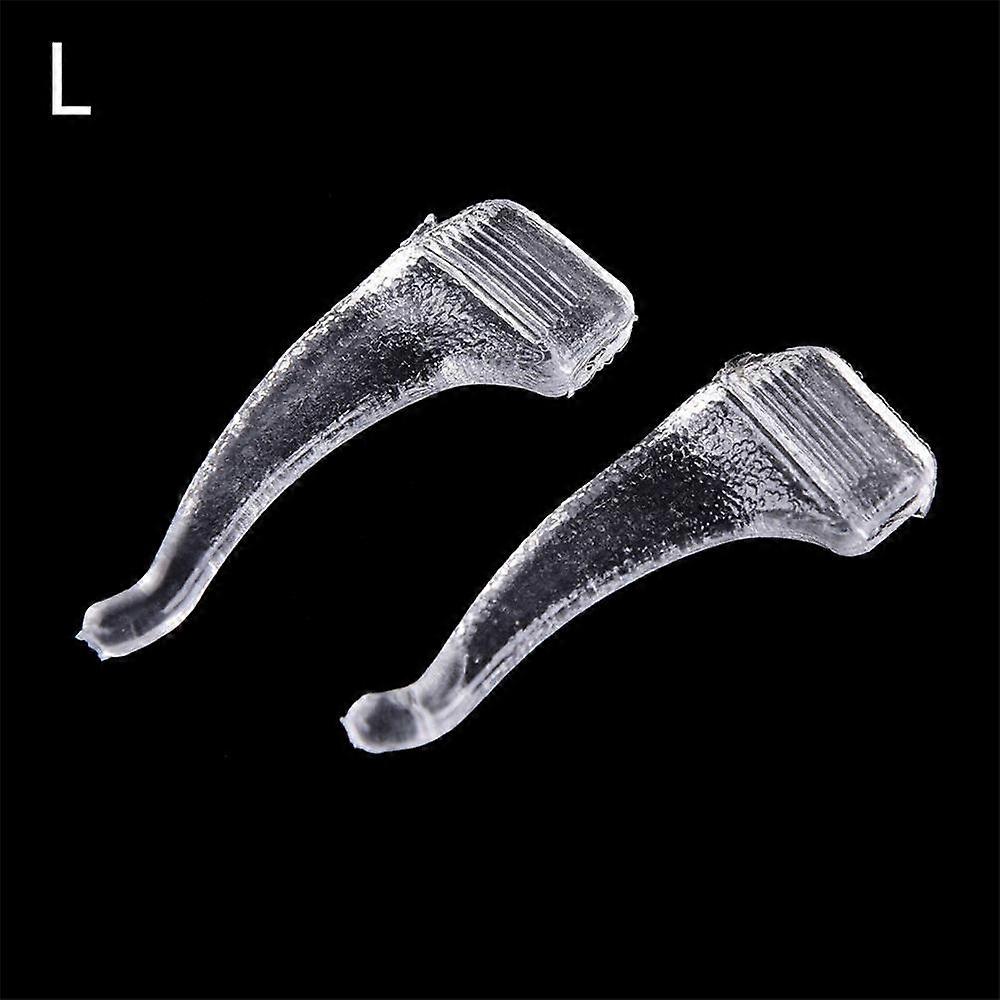 10pairs Tip Eyeglasses Eyewear Glass Accessories Silicone Anti Slip Transparent Ear Hooks