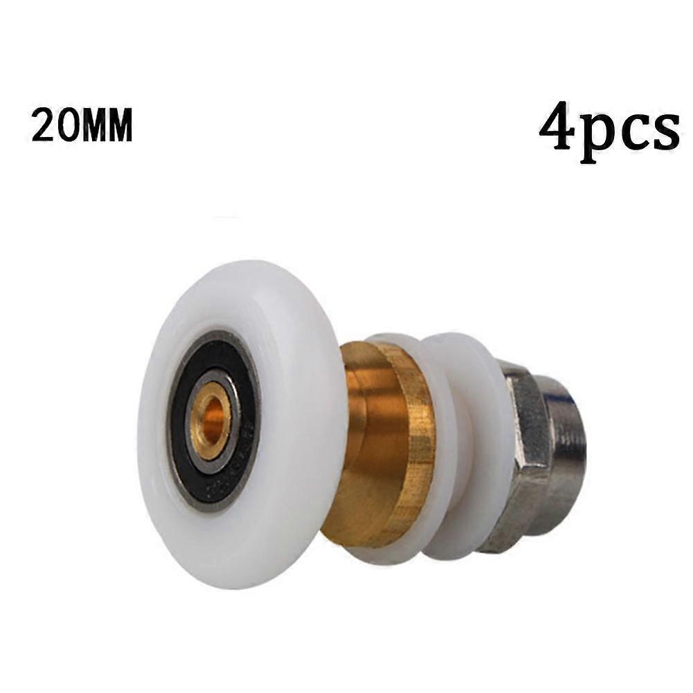 10-12mm. Shower Door Rollers 4-6mm Nylon Outer Wheel