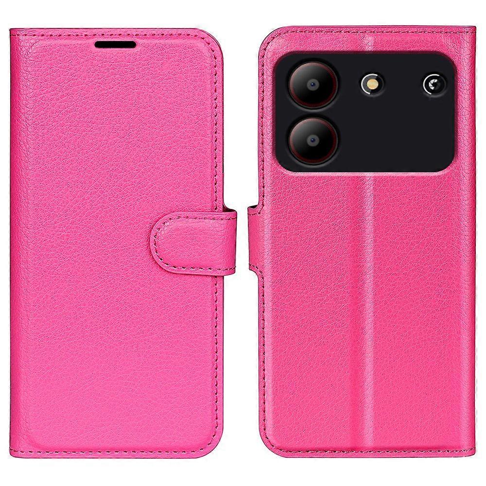 For ZTE Blade A54 Magnetic Case Litchi Texture Wallet Stand Leather Mobile Phone Shell