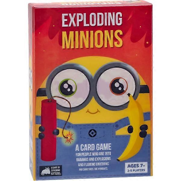 Exploding Kittens Exploding Minions - Card game for adults, teens & kids - Fun family games - A Russian roulette card game