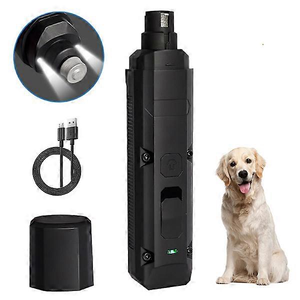 Silent electric claw grinder for dog Black Sort