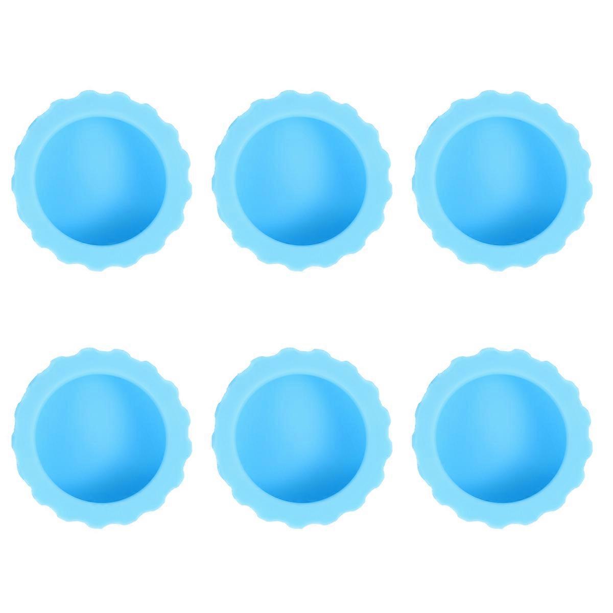 Silicone Bottle Stopper Cap Non-Leak Keep Beer Fresh and 6Pcs For Home