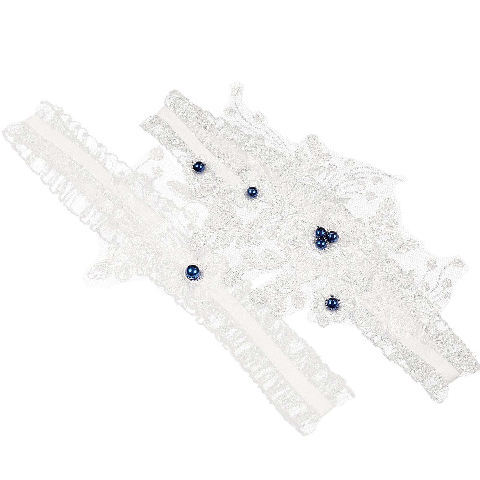 ביריות חתונה 1 זוג בירית חתונה רקמת ביריות טבעת ירך כלה מתאימה להיקף הירך 1 זוג