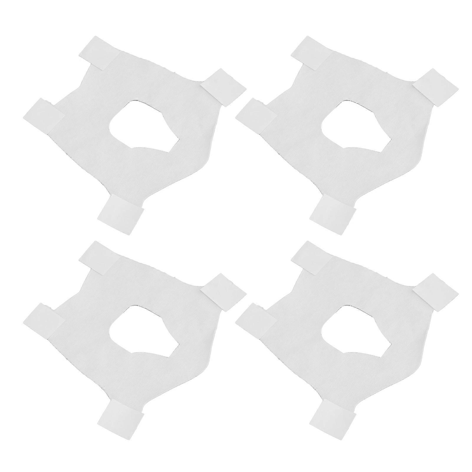 4pcs Breathing Machine Face Liner Reduce Noisy Air Leak Accessory Self Adhesive Soft Breathing Machine Facial Liner 