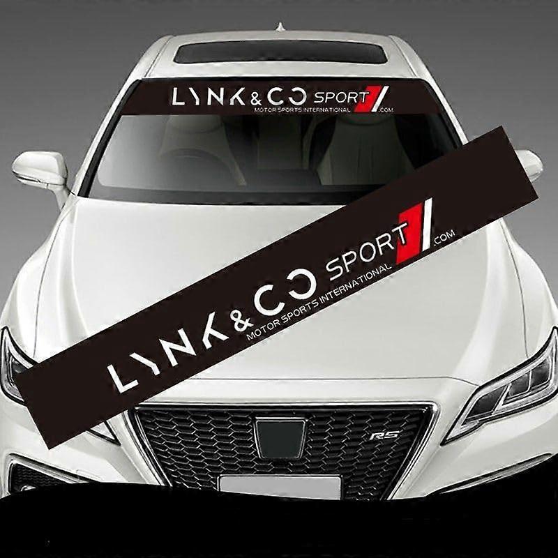 Windshield Sticker For LYNK&CO 02 New Energy, Waterproof PVC Front Sun Strip, Size A