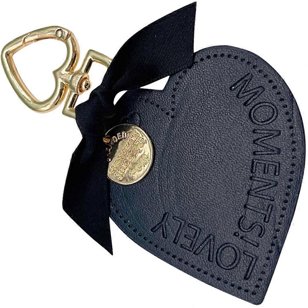 Key Ring Key Chain with Heart-Shaped Charm for Decor