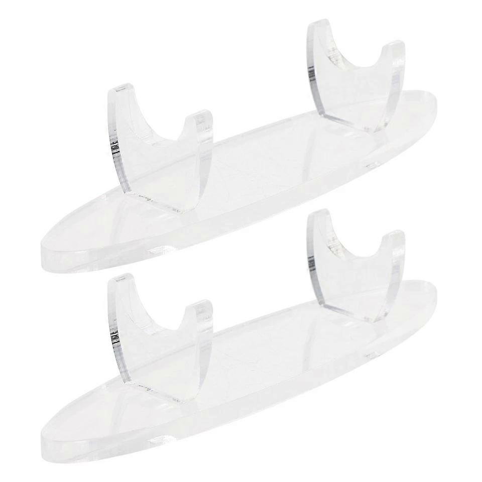 Pen Storage Display Stand, 2 Pcs Desktop Clear Holder Rack for Fountain Pen