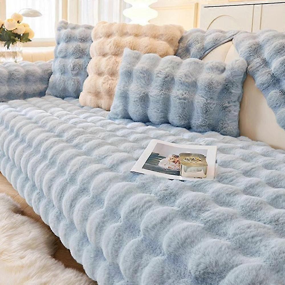 Type K 70 x 150cm Autumn Winter Thick Faux Fur Sofa Cover Non Slip Couch Protector Cover