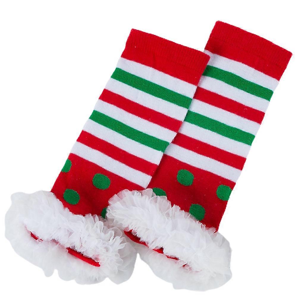Themed Kids Socks 1 Pair Breathable Warm Red Cotton Blend For Christmas Festival Indoor Outdoor Wear