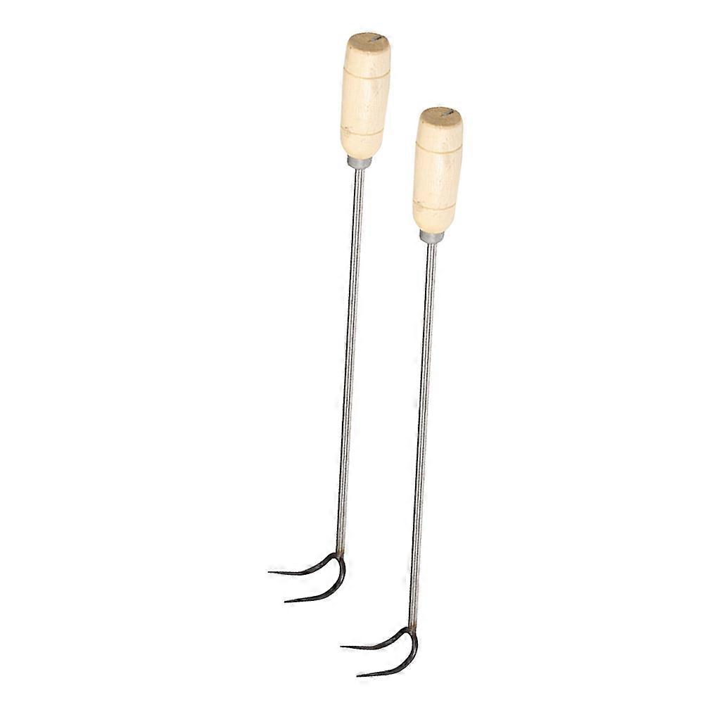 Stainless Steel Meat Hook Sticks for Kitchen Use and Easy to Clean Assorted Color