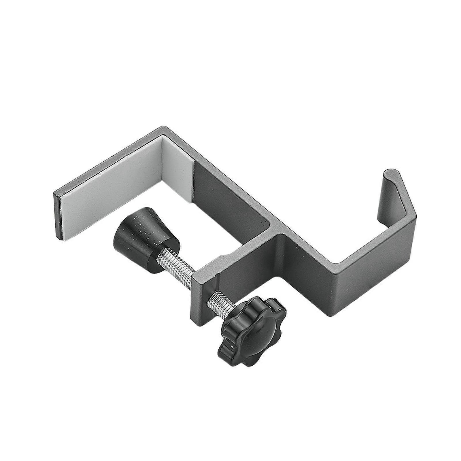 School Bag Hanger Desk Side Hook Clamp Organizer Backpack Holder Gray For Student Clothes And Handbag Storage