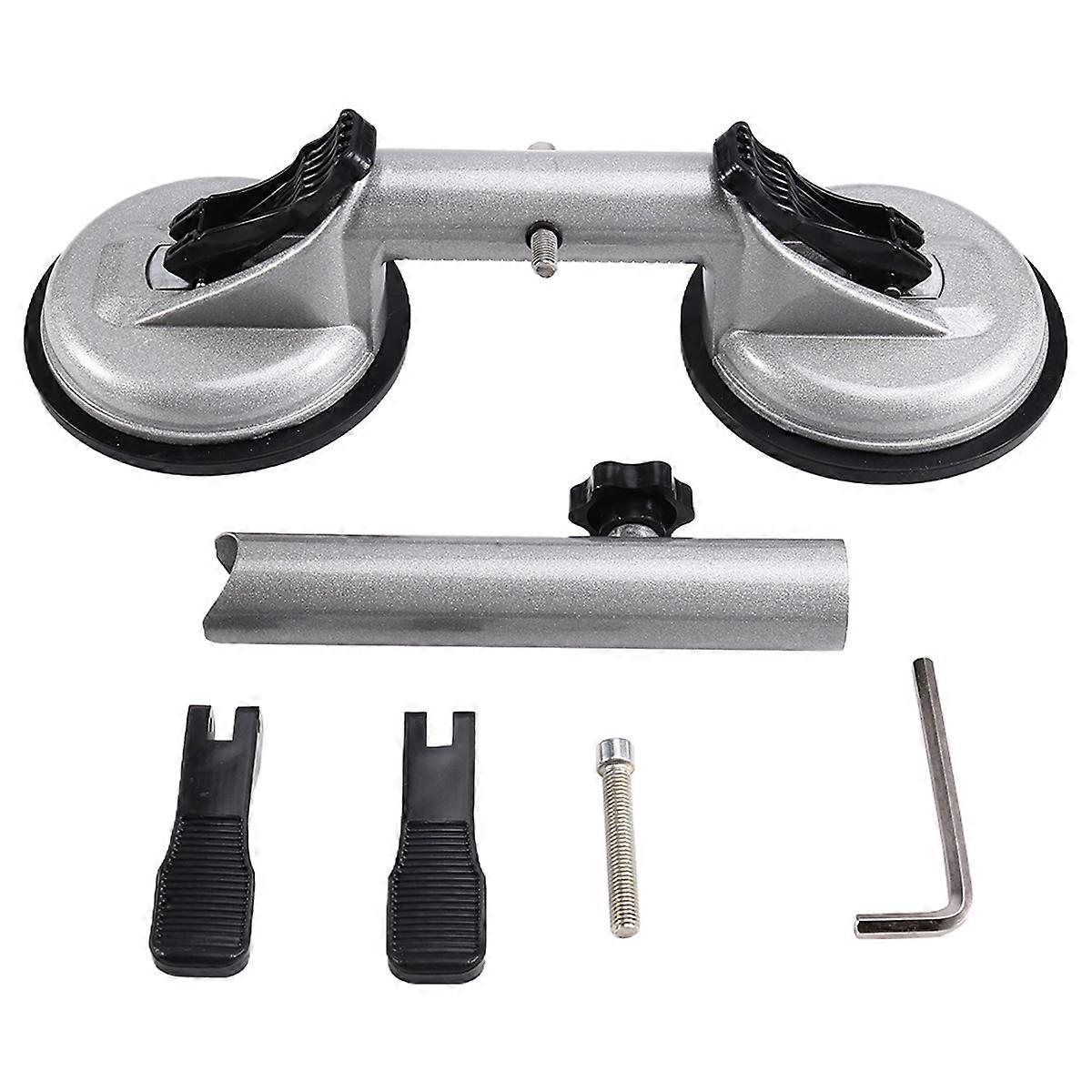 Two suction cup flag pole holder