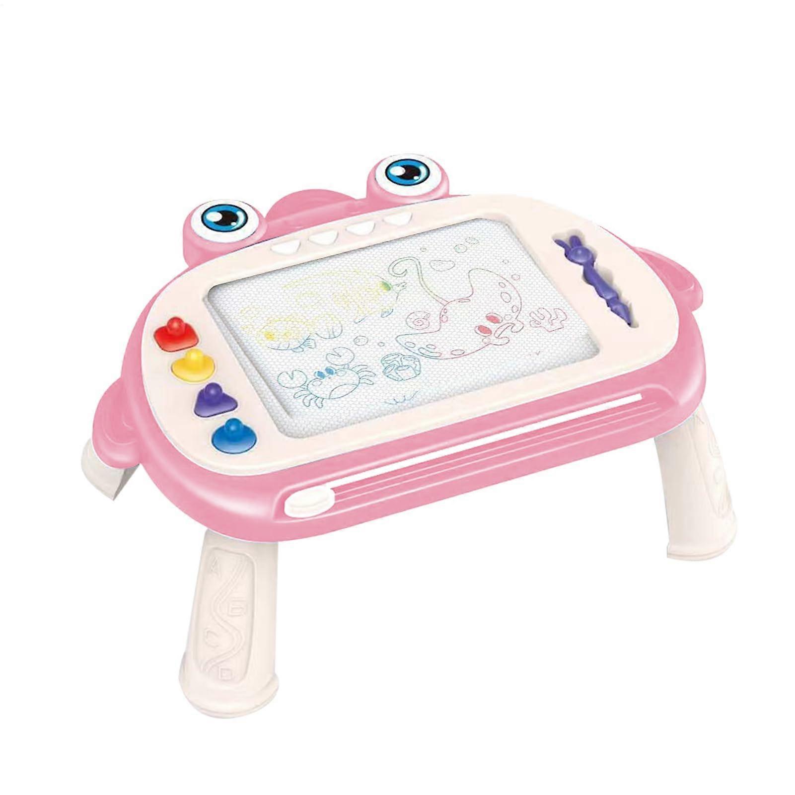 Magnetic Drawing Board For Kids, Doodle Board, Legged Scribble Block, Improves Fine Motor Skills, Blue