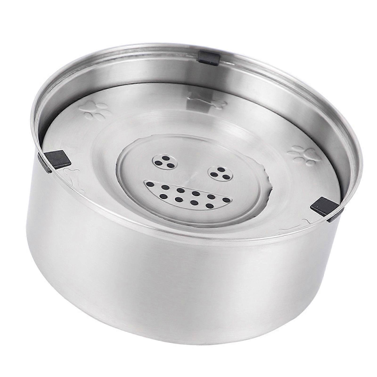 Thickened Dog Water Bowl Anti Tip Design Spill Proof Large Breeds Durable Chew Resistant Water Bowl Multicolor