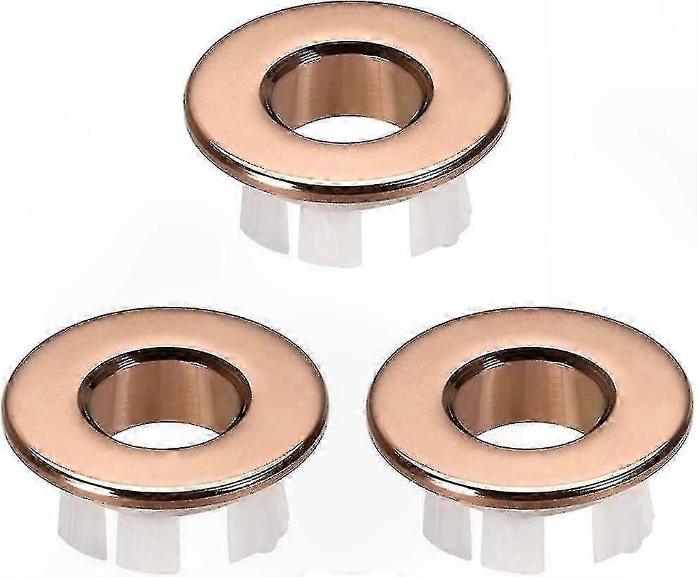 Basin Overflow Cover for Kitchen and Bathroom Sinks Trim Ring Accessory
