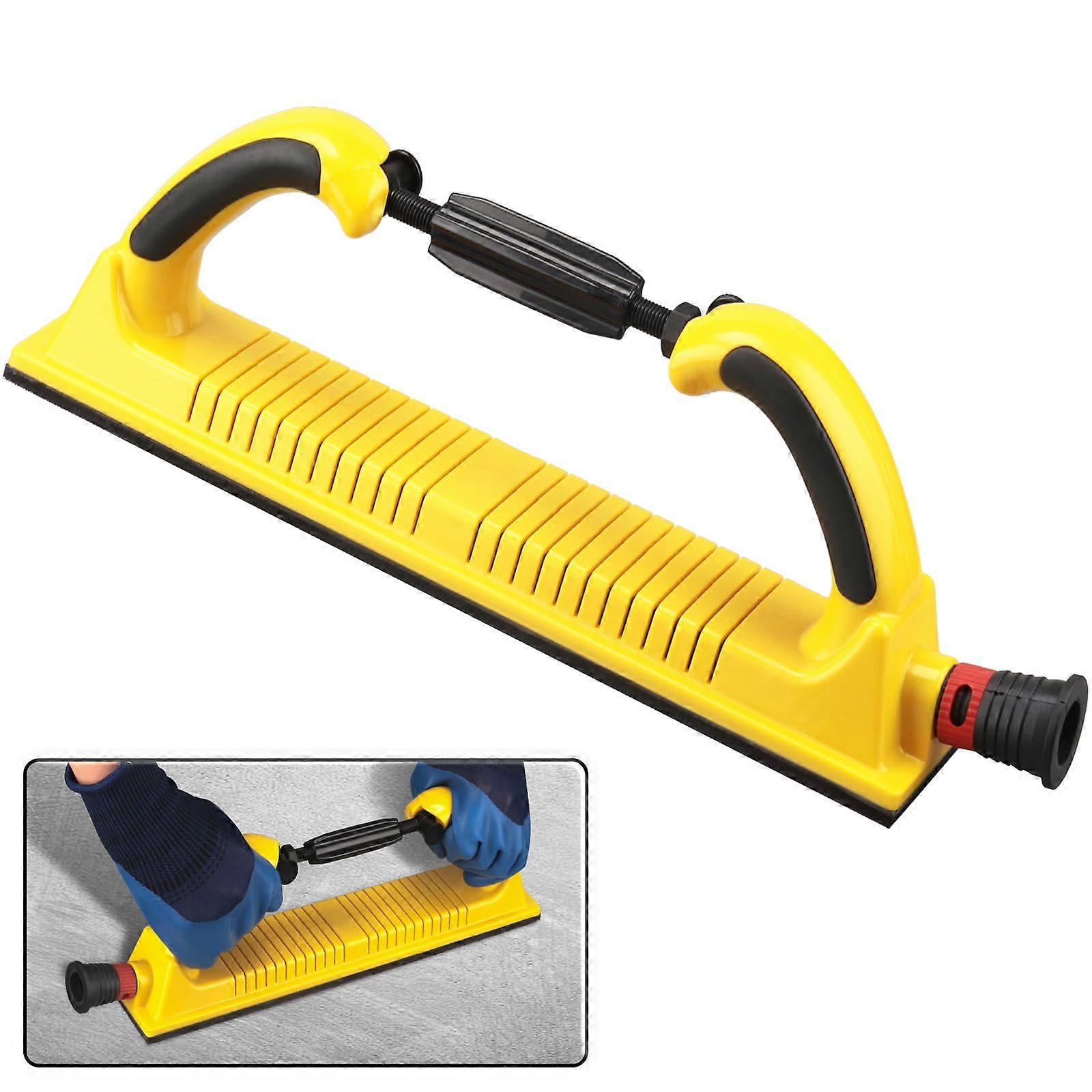 Multifunctional hand sanding tool  70 mm grid  adjustable flexible sanding block with handle