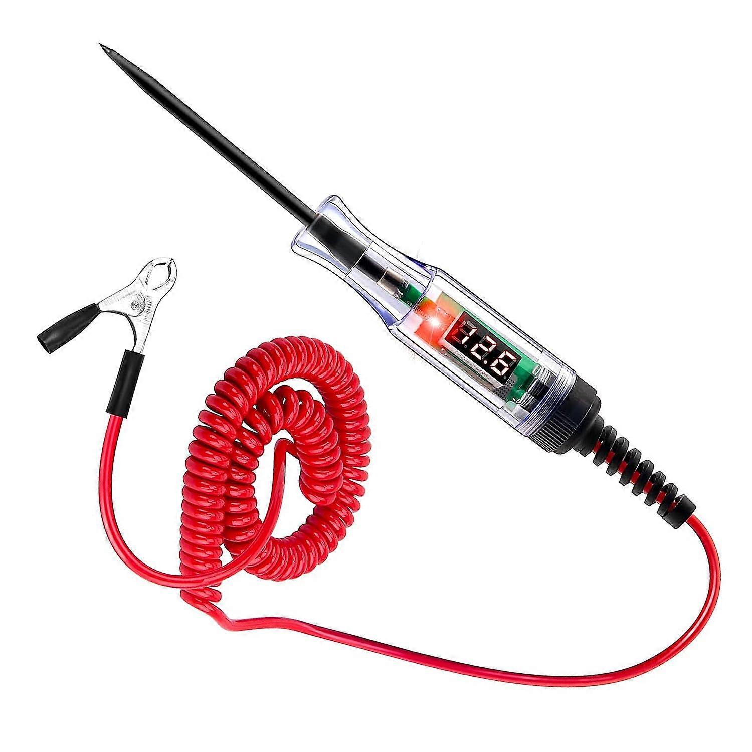 5-90V Circuit Tester - With LED Display, Automotive Circuit Testing, Fuse And Relay Tester, Test Light