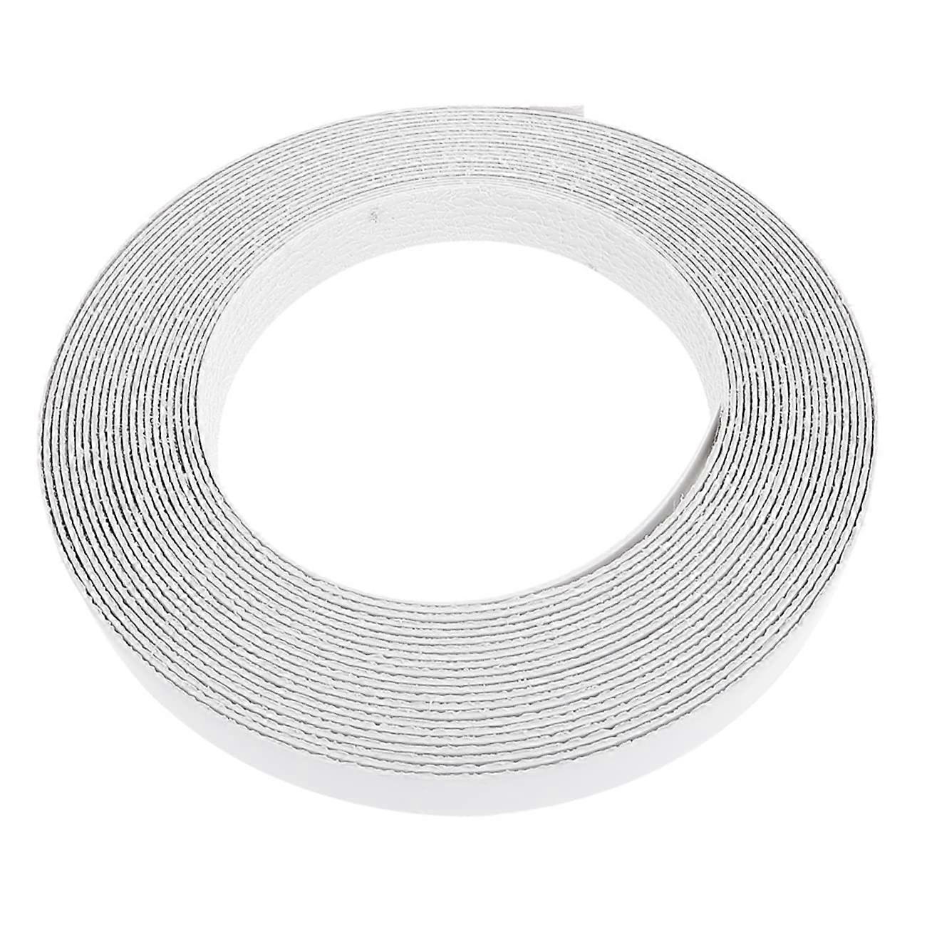 Selfadhesive edge banding for cabinets, wide for metal surfaces to cover edges, easy application with a household iron.