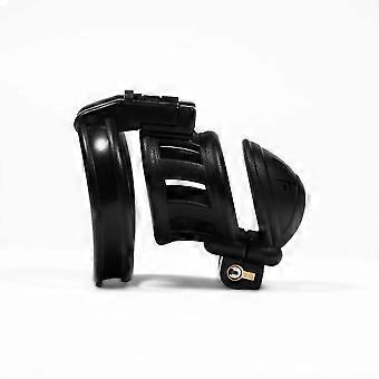 Nylon Resin Chastity Cage with Double Head Lock, Breathable & Lightweight, 3 Ring & 3 Cage Sizes