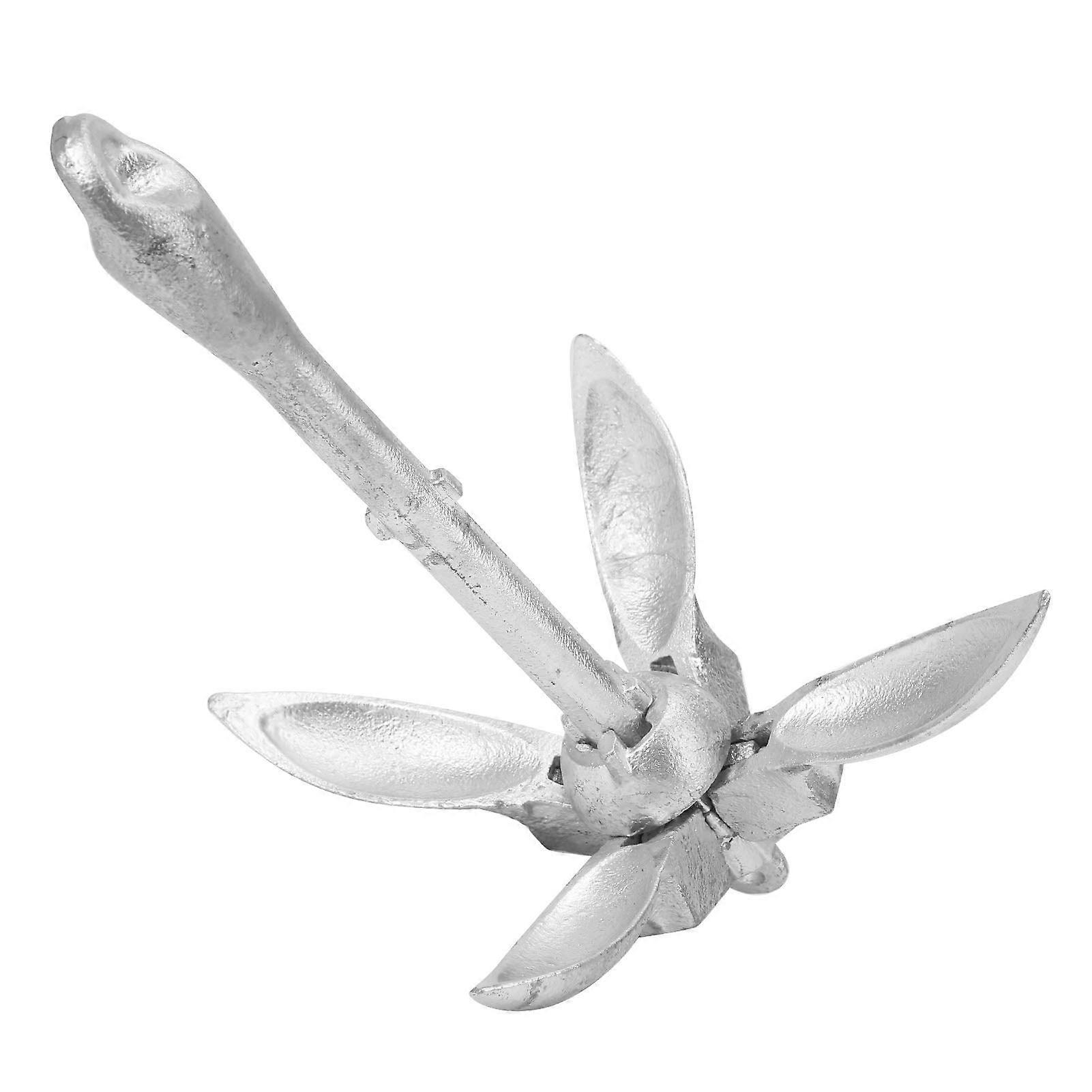 Grapnel Boat Stainless Steel Folding Marine Heavy Duty Compact for Inflatable Boats 1.5kg