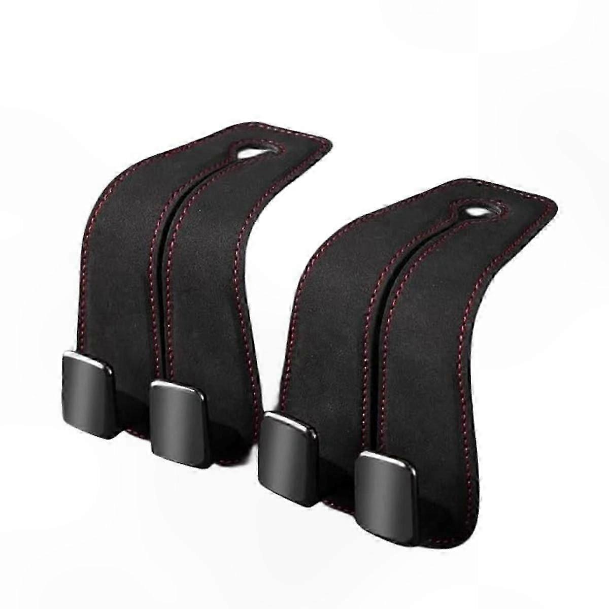 2 Pack Adjustable Car Seat Back Hooks for Vehicle Interior Accessory Organization