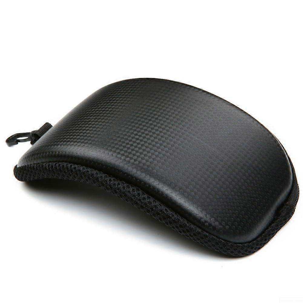 Ski Goggle Case Bag for Snowboard Glasses, Durable Black Storage Pouch with Protective Lining and Adjustable Strap
