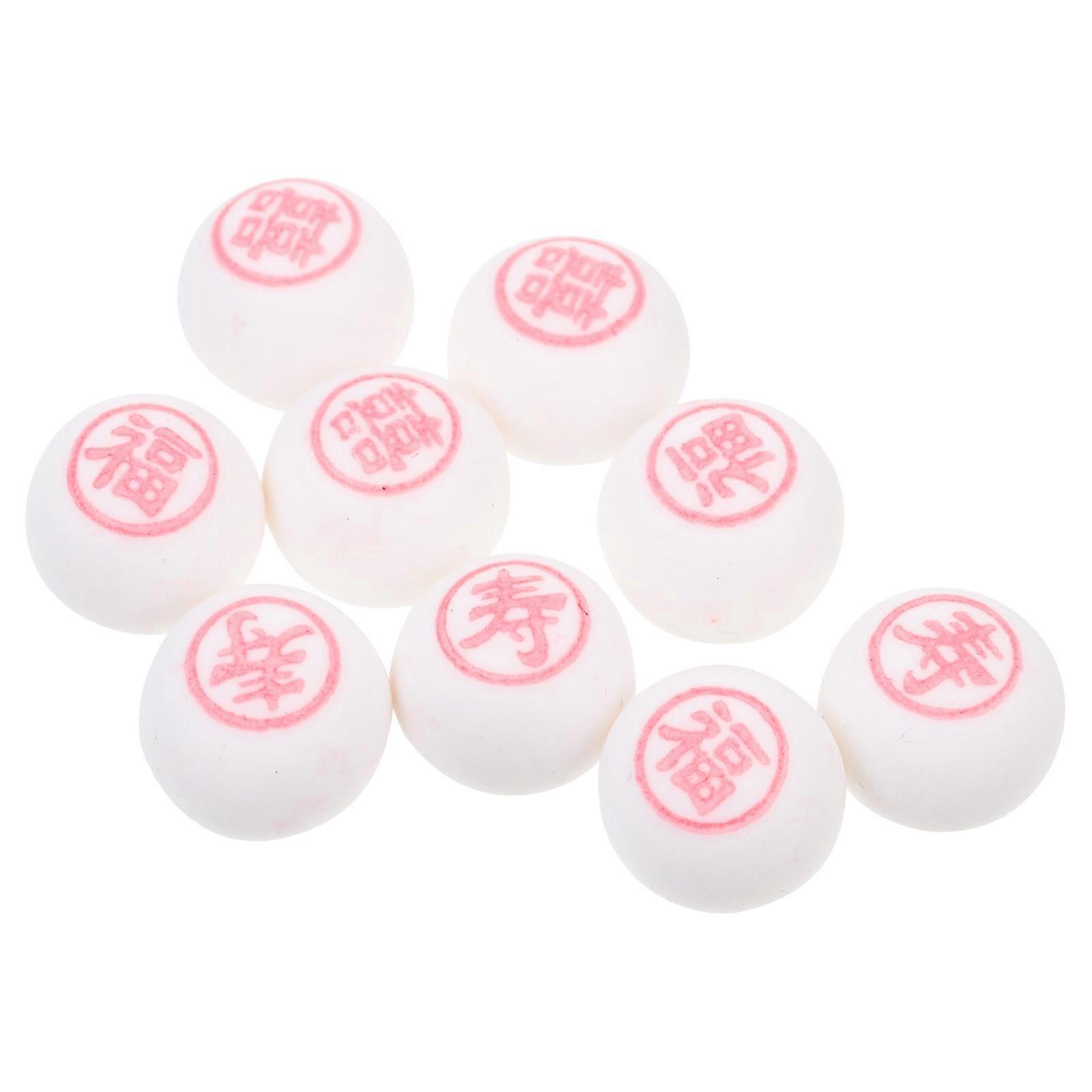 Assorted Color Clay Miniature Food Props for Decor with Fine Craftsmanship and Smooth Surface 9Pcs