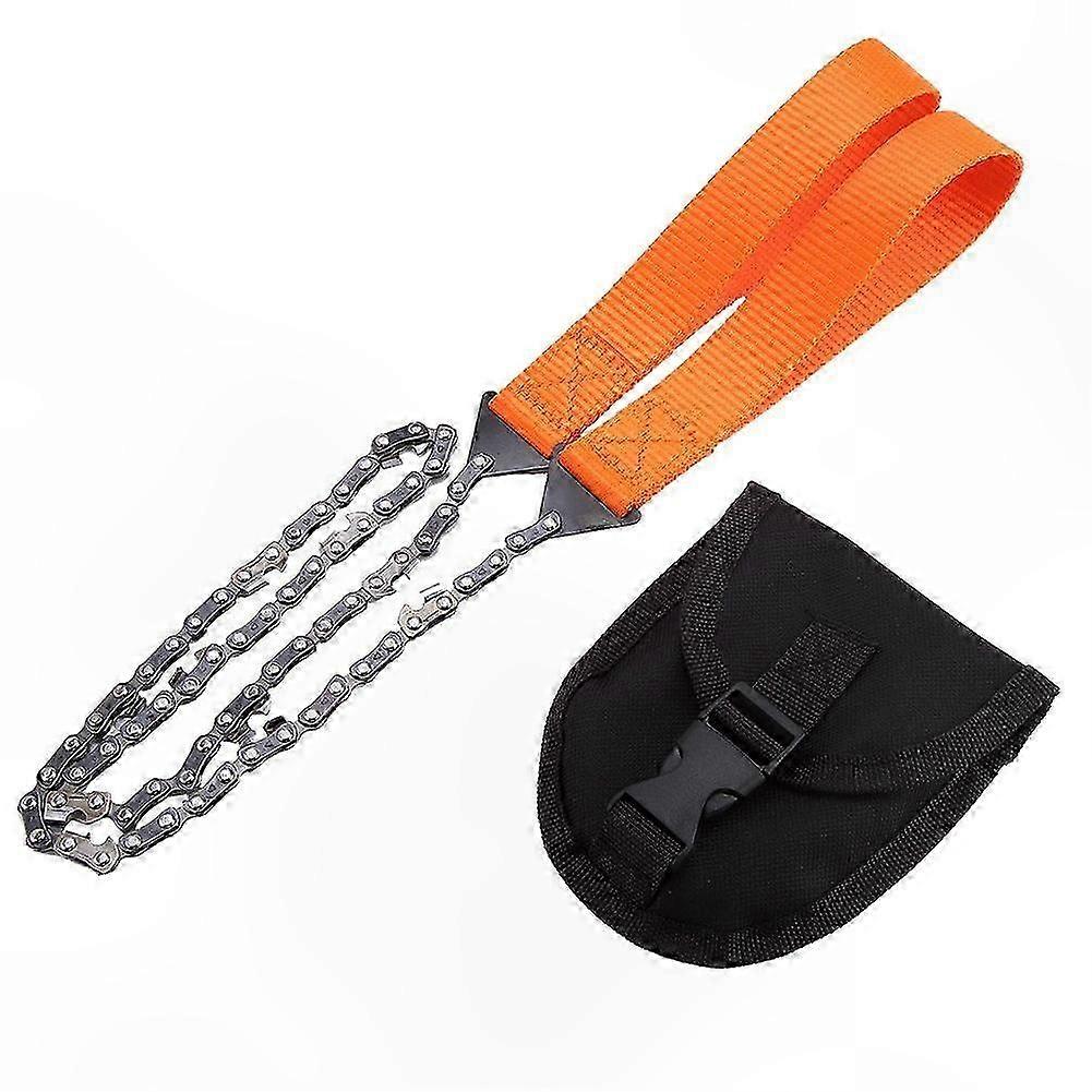 Portable Survival Chainsaw with Carry Bag for Camping and Hiking Emergency Tool