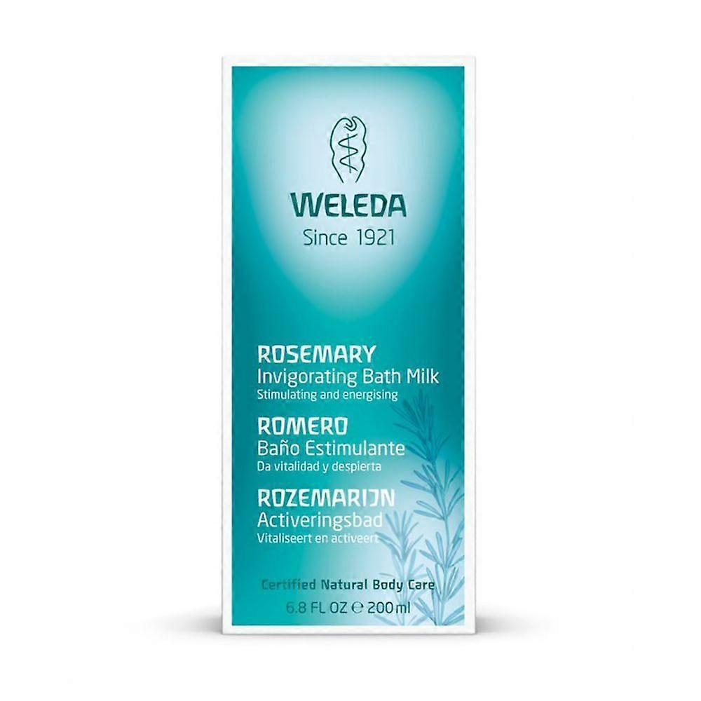 Weleda Rosemary Invigorating Bath Milk 200ml - 3 Pack