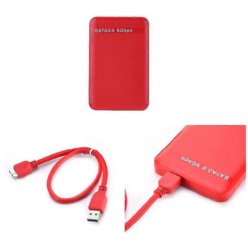 2.5 Inch USB 3.0 SATA Hard Drive External Enclosure 3TB 6Gbps HDD SSD Disks Box