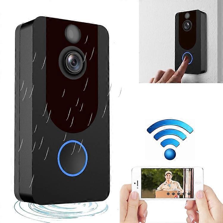 V7 Standard Edition 1080P Full HD Weather Resistant WiFi Security Home Monitor Intercom Smart PIR