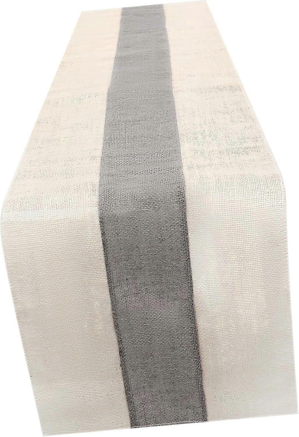 Rustic Table Runner Vintage Table Cover for Home Decor Simple Fall Tablecloth for Dining B