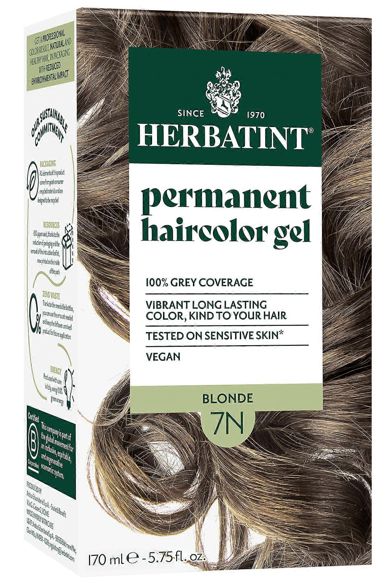 Herbatintti, vaalea hiusväri 7N, 170ml