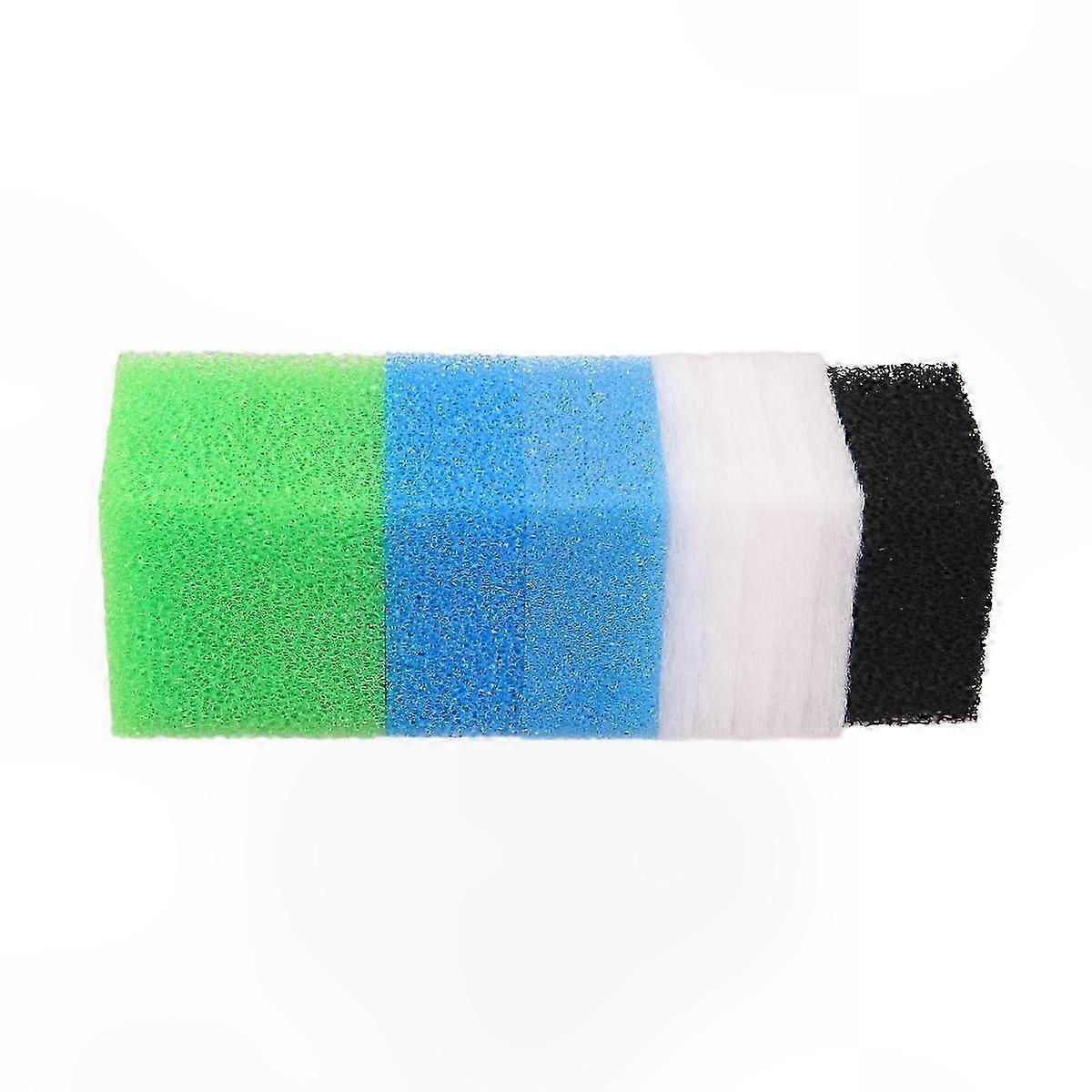 Aquarium Filter Sponge Set, Fine Coarse Nitrate Carbon Poly Replacement Sponges for Juwel Compact Bioflow 3.0 M Models