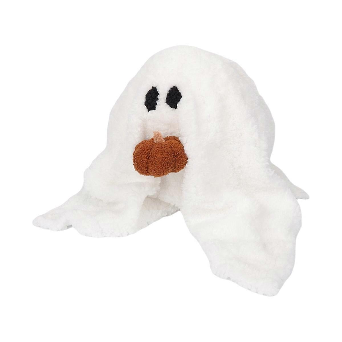 Halloween Pumpkin Ghost Stuffed Hand Puppet Ghost Pumpkin Soft Throw Pillow Pumpkin Ghost Doll Plus