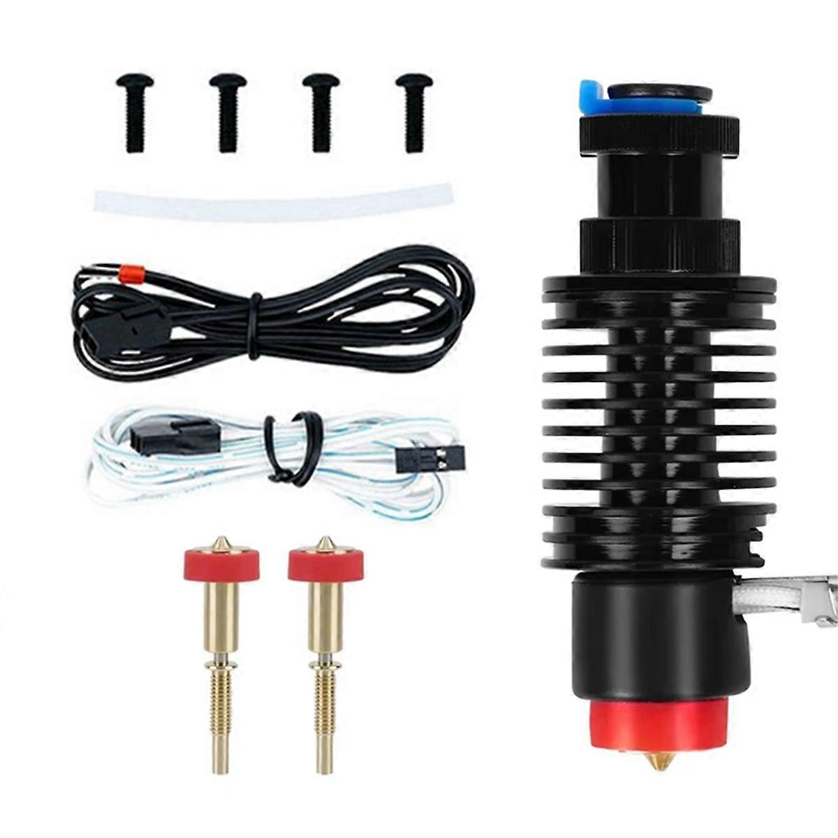 For Ceramic Hotend Kit V6 Radiator Brass Nozzle Ceramic Heating Core for 3D Printer Parts Paketa A