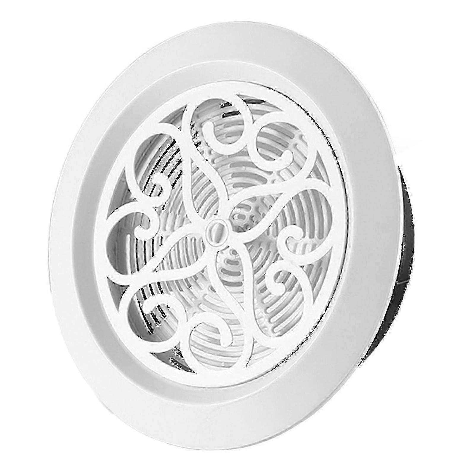 round ventilation outlet grill with built-in screen
