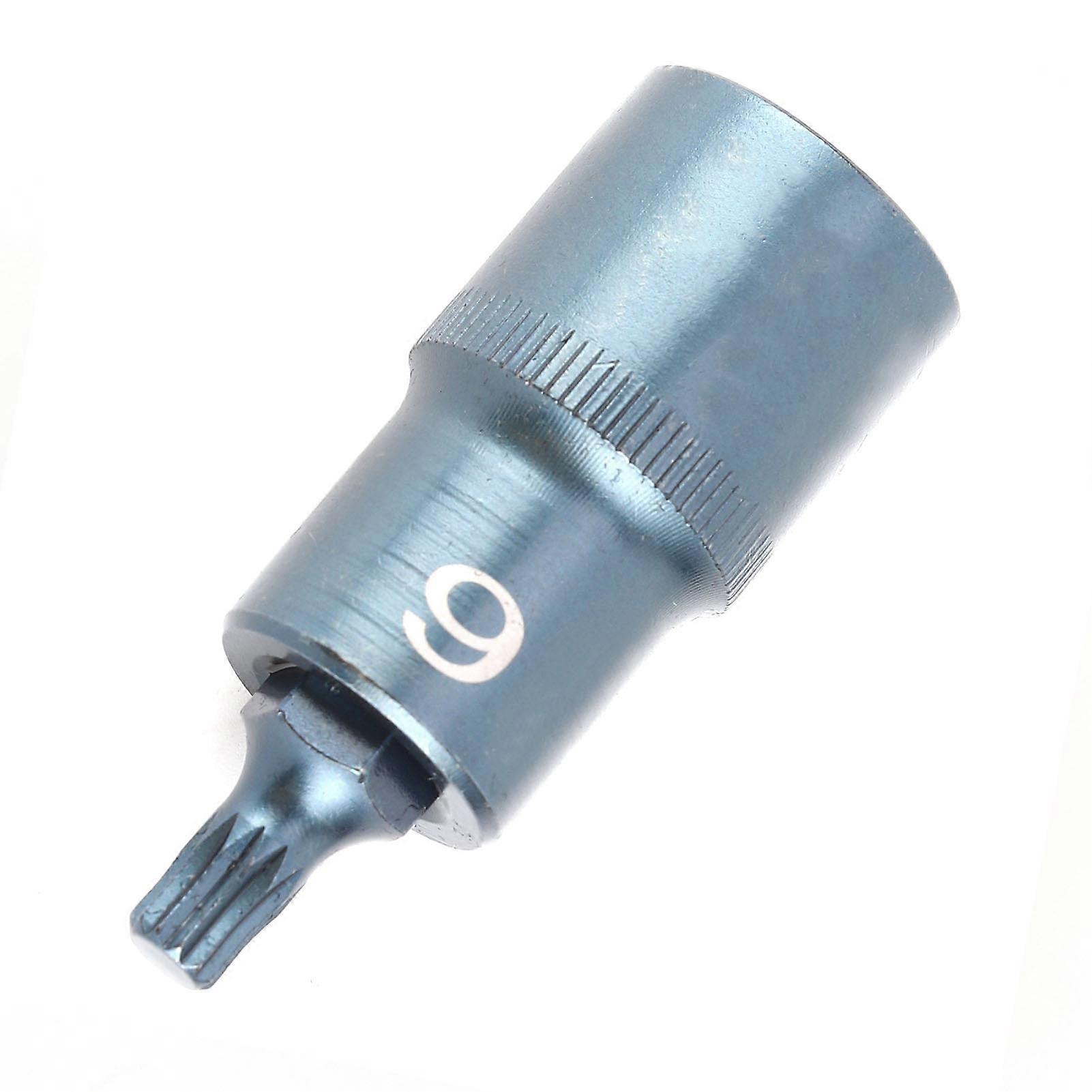 Socket Bit M6 12-Side 1/2" Quick Wrench S2 Alloy Steel 55mm