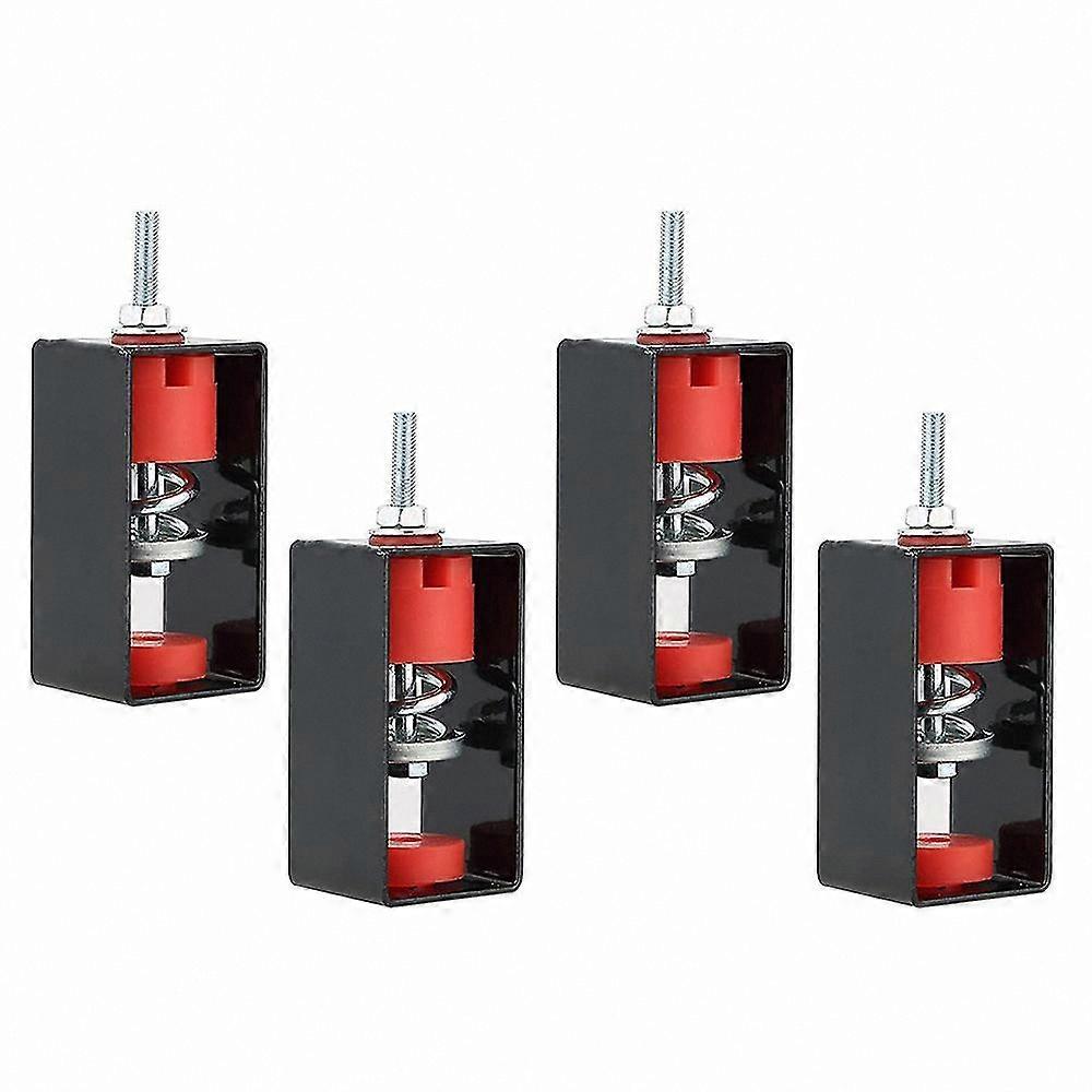 4-Pack Vibration Damping Ceiling Mounts for Soundproofing and Shock Absorption