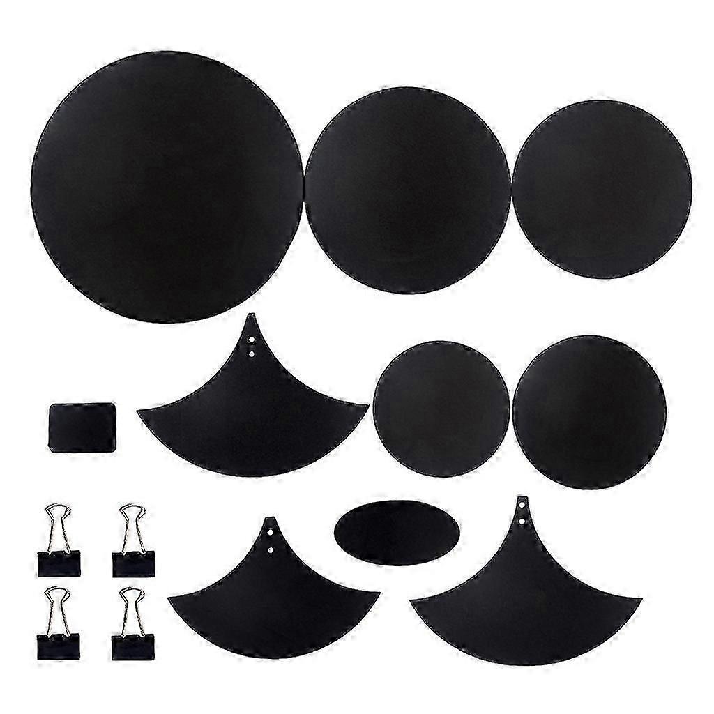 14pcs / set Caoutchouc Foam Tambor Snare Drum Sound Off Quiet Mute Practice Pad Set Instrument de Musique Ac